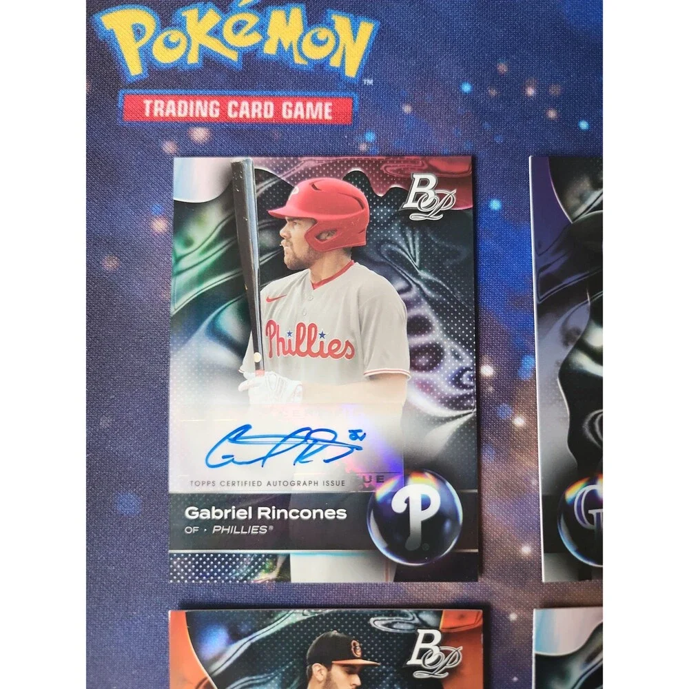 35 Card Baseball Lot - Topps/Bowman Platinum - Gabriel Rincones AUTO (LOT 6) - Picture 2 of 12